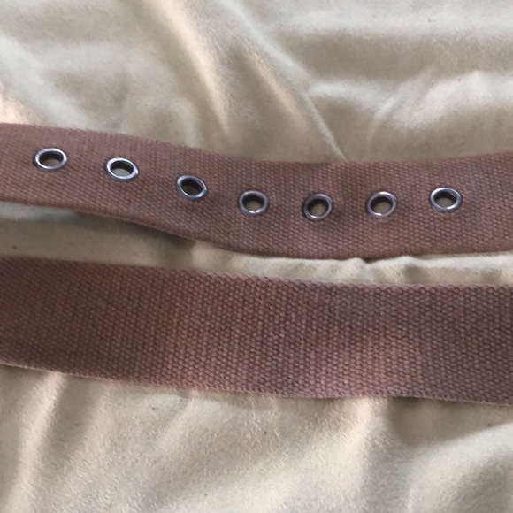 American Eagle Outfitters Men's Small /Woven Belt w/ Leather Trim /metal buckle - Picture 10 of 15